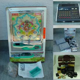 MaxSold Auction: This online auction features various items such as  Service Stamp Machine, Stoneware crock, Commercial Ozone, Copper pan, Vintage Yamaha, Cooker Canning, Vintage Kenwood, Vintage Akai, Sewing Box, Chalk ware figures and much more.