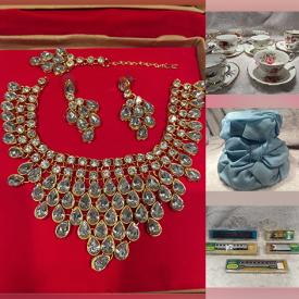 MaxSold Auction: This online auction features fine bone china, fireplace tools, Christmas lot, silver and costume jewelry, vintage toy, decor, Noritaki china, vintage stein, trains collection, LPs, hand-carved bottle stops, clothing, amber glassware, salt n pepper shakers, trading cards, Staffordshire lot, Mikasa lot and much more.