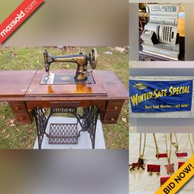 MaxSold Auction: This online auction features Merrickville memorabilia, vintage advertising, costume jewelry, boxing gear, sewing machines, wedding decor, light fixtures, holiday decor, sports equipment, kitchenware, power tools, CDs, vinyl albums, oak desk, end tables, antique bed frame and much more!