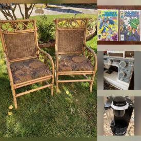 MaxSold Auction: This online charity auction features Gourlay upright piano, Fisher Price toys, vintage comics, furniture such as vintage chairs, dining chairs, vintage rocking chair, and night tables, power tools, office supplies, costume jewelry, Christmas decor, kitchenware and much more!