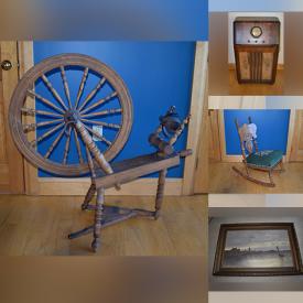 MaxSold Auction: This online auction features items like paintings, antique items, toys, electronics, chairs, china sets, watches, bookshelves, books and much more!