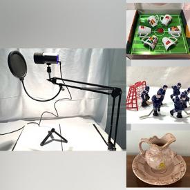 MaxSold Auction: This online auction features bedding, binoculars, kitchen gadgets, cell phone accessories, VR headset, Swarovski earrings, new beauty products, Halloween decorations, puzzles, original artwork, golf club shafts, printer, jewelry, Royal memorabilia, area rugs, accordion and much more!