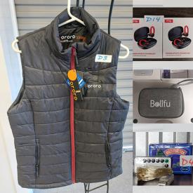 MaxSold Auction: This online auction features jeans and new items such as heated apparel, earbuds, Bluetooth-enabled toques, gaming headsets, string lights and much more!