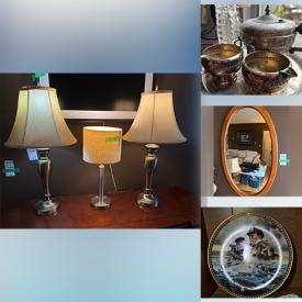 MaxSold Auction: This online auction features items such as Book Shelf And Lamp, Sewing Machine, Teak table, Fireplace, Pottery And Wood Decor, Mirror, Hutch And Buffet, Sofa, Framed Print, Dinning Chairs, Teacups, Beverage Dispenser, Microwave, Air Conditioner, Electronics, TV and much more!