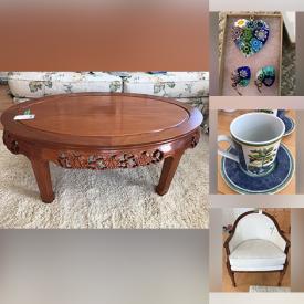 MaxSold Auction: This online auction features a coffee table, parlor chairs, hutch, Wheelbarrow, Costume Jewelry, Cleaning Supplies, a Pressure Washer, CDs and DVDs, Books, Router Bits, Office Supplies and more!!!