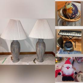 MaxSold Auction: This online auction features an antique dresser, patio table and chairs, recliner, Star Wars collectibles, telescope, Noritake tea set, coffee maker, food processor, rice cooker, waffle maker, freezer, washer & dryer, treadmill, saw, yard tools and much more!!