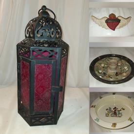 MaxSold Auction: This online auction features Swarovski jewelry, antique Bible, Inuit soapstone carving, original oil paintings, art glass, studio pottery, vintage Red Rose figurines, Lego sets, duck decoy, cast iron bank, Disney collectibles, depression glass, salt & pepper shakers, antique flow blue Chinese teapot, German wall clock and much more!