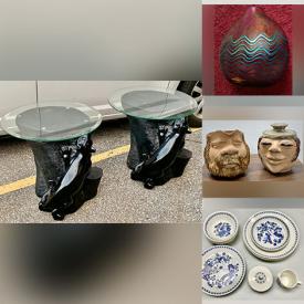 MaxSold Auction: This online auction features items like paintings, sewing machines, carved bookcases, home decor, tables, lamps, china sets, instruments, binoculars, books, serving ware and much more!