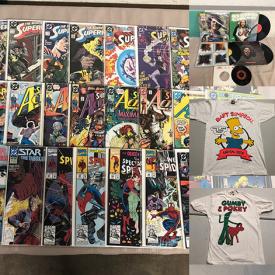 MaxSold Auction: This online auction features comics, Blue Jays memorabilia, leather vests, vinyl records, vintage t-shirts and much more!