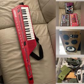 MaxSold Auction: This online auction features Acoustic speakers, comics, board games, books, DVDs, children’s toys, sports gear, dishware and much more!