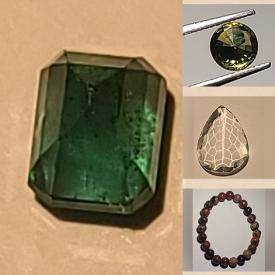 MaxSold Auction: This online auction features loose gemstones such as opals, emeralds, tourmaline, ruby, garnet, sapphires, citrine, quartz, rhodonite, ametrine, quartz, topaz, spinel, kunzite, amethyst, carnelian and much more!