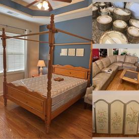 MaxSold Auction: This online auction features furniture such as a hutch, computer desk, chairs, bench, rocking chair, cabinets, bedframe, shelving units and others, Christmas decor, hedge trimmer and other lawn tools, planters, golf clubs, power tools, coolers, kitchenware, small kitchen appliances, Noritake china, oil lamps, wall art, CDs, mirrors, wall art, faux plants, accessories, games, toys, flags, BBQ grill and much more!