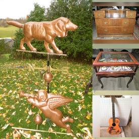 MaxSold Auction: This online auction features silverplate, vintage toys, 925 silver jewelry, framed prints, Coca-cola collectibles, furniture such as dresser with mirror, dovetail vanity, antique drop leaf table with chairs, acoustic guitar, DVDs, PS3 games and much more!