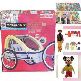 MaxSold Auction: This online auction features NIB Funko Pops, WWE action figures, vinyl records, sports trading cards & collectibles, toys, comics, NIB holiday princess doll, brass cups, video games, vintage Mickey Mouse and much more!