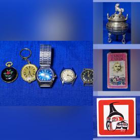 MaxSold Auction: This online auction features fine china such as Aynsley, Paragon, Shelley and Belleek, 925 silver jewelry, framed wall art, antique silver plate, MCM teak chairs and much more!