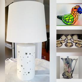 MaxSold Auction: This online auction features Limoges, Royal Doulton, vintage crystal ware, new ceramic lamps, Italian pottery, handbags, record albums, Christmas decor, glassware and much more!