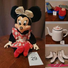 MaxSold Auction: This online auction features enamelware, Jeffrey Campbell shoes, faux fur coats, comic books, office supplies, jewelry, framed wall art, ice skates, clothing and much more!