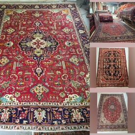 MaxSold Auction: This online auction features Persian rugs & runners made in Kashan, Tabriz, Bakhtiar, Tarom, Hamedan, Joshegan, Ardebil, Mahabad, Bijar, Goochan, Mazlegan and much more!