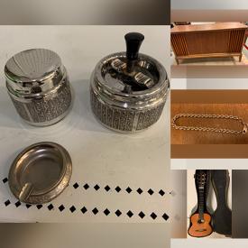 MaxSold Auction: This online auction features pewter items, jewelry, RCMP print and other wall art, vintage Ninja Turtles Royal Doulton, Andy Warhol print, vintage Kodak Brownie movie projector, tapestry, Royal Albert china, Yamaha guitar, vintage bar items, vintage super NES and much more!