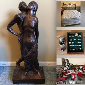 MaxSold Auction: This online auction features items like bed frames, desks, framed paintings, costume jewelry, cabinet, serving trays, home decor, mirrors, glassware, love seats, tools, lamps, Christmas decor and much more!