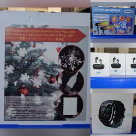 MaxSold Auction: This online auction features glitter Christmas trees, Christmas string lights, space heater, video doorbell, rechargeable hand warmers, earbuds, beauty appliances, smart switches, heated apparel, smartwatch, jeans, Jed North clothing and much more!