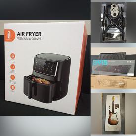 MaxSold Auction: This online auction features items such as Massage Cushions, Printers, Electric Guitars, LED TVs, Hand Massagers, Deep Fryers, Smart Watches, Ceiling Fan, Bluetooth Headset, Vacuum Cleaner,  Portable Speaker, Electric Kettles and much more!