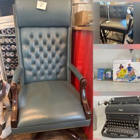 MaxSold Auction: This online auction features bar stools, rattan sofa, executive desk chair, and lingerie chest, office supplies, serving ware, glassware, small kitchen appliances, holiday decor, Evinrude motor and much more!