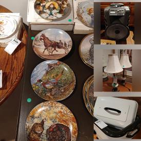 MaxSold Auction: This online auction features a chest, armoire, dresser, roasting oven, Collectors plates, wedding dress, lamps, decorative tiles, safety rail, grinder, drill, saw and much more!