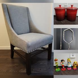 MaxSold Auction: This online auction features Mikasa vase, kitchen appliances, baby items, baking accessories, casserole set, Winnie the pooh figurine, Disney bobblehead characters, stoneware, Monchhichi mini figure, Disney figurines, salt & pepper shaker, decorative, foldable storage bins, crock-pots, office supplies, storage dressers, tables, chairs, books, exercise bike, sofa, jewelry and much more!