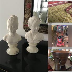 MaxSold Auction: This online auction features area rugs, antique side table, antique radio cabinet, tools, lighting, fishing gear, copperware, power washer, small kitchen appliances and much more!
