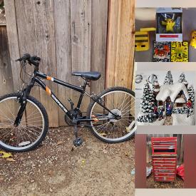 MaxSold Auction: This online auction features crystalware, silver plate, Christmas decor, Roadmaster bike, book sets, crafting materials, children’s toys, glassware and much more!