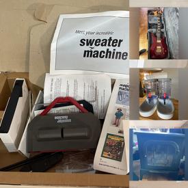 MaxSold Auction: This online auction features treadmill, scooters, doll house, guitar, amps, fog machine, small kitchen appliances, board games, power tools, computer accessories, new humidor, aquarium, stereo components, TVs, electric fireplace, lawnmowers, camping gear, yard tools, electric scooter, BBQ grill and much more!