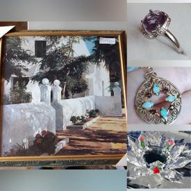 MaxSold Auction: This online auction features 925 silver jewelry, sports trading cards, inflatable swimming pool, crystal ware, lamps, handbags, wall art, fine china, Christmas decor, kitchenware and much more!