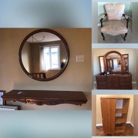 MaxSold Auction: This online auction features items such as Mirror, Table, Wall Art, chair, Dresser, Cameras, Wallets, cabinets, Christmas Decorations, Rug, Vacuum, Bathroom Items and much more!