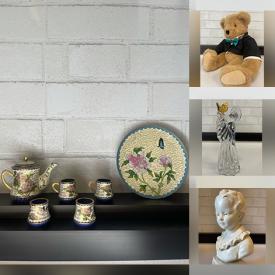 MaxSold Auction: This online auction features vintage ceramic pots & bowls, Cobra statue, vintage teddy bears, mini tea set, Christmas decor & ornaments, nativity scene and much more!