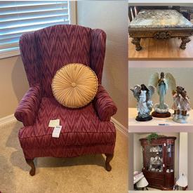 MaxSold Auction: This online auction features a dresser, patio set, buffet, piano, crystal stemware, table lamps, sewing machine, Recumbent Exerciser, portable heaters, outdoor grill, smoker, riding mower and much more!