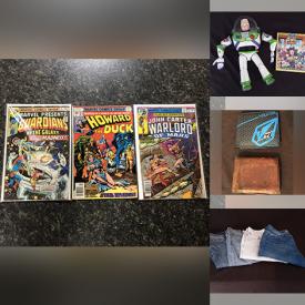 MaxSold Auction: This online auction features new beauty products, Chinese jade handle mirror, silver Jewelry, cameras, vinyl records, DVDs, Pokemon cards, vintage style shavers, camping gear, gardening supplies, women’s clothing, craft supplies, comics, coins, computer parts and much more!