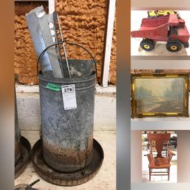 MaxSold Auction: This online auction features items such as Agricultural Products, cabinets, tables, wall art, tea cup set, Tonka toy, jewelry, vintage tools, Christmas decoration, chairs, globes, clocks, cameras, Doors, wall fans and much more!