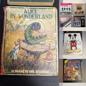 MaxSold Auction: This online auction features vintage books, art books, comics, live concert CDs, DVDs, video games, vinyl records, Tarot cards, board games, book ends, antique soapstone trinket box, vintage ashtrays and much more!