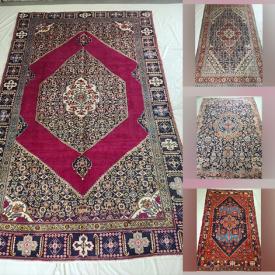 MaxSold Auction: This online auction features hand-knotted Persian rugs from Tabriz, Joshegan, Mahabad Kurdistan and much more!