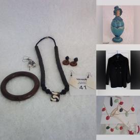 MaxSold Auction: This online auction features an antique rocking chair, vintage cameras, costume jewelry, Snoopy Christmas cookie jar, dog coats, National Geographic maps and much more!