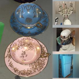 MaxSold Auction: This online auction features costume jewelry, teacup/saucer sets, Capodimonte porcelain, Bunnykins, tub chairs, small kitchen appliances, art glass, office supplies, sewing notions, art pottery, toys, garden tools, bicycles, ladders, refrigerator, BBQ grill, concrete benches and much more!