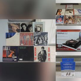 MaxSold Auction: This online auction features turntable, electronics, stone sculpture, cables, LPs, CDs, DVDs and much more.