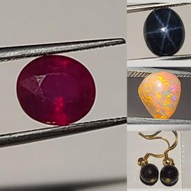 MaxSold Auction: This online auction features loose gemstones such as sapphires, emeralds, rubies, tanzanites,  citrines, tourmalines, aquamarines, garnets, onyx, moonstones, gemstone jewelry and much more!