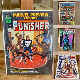 MaxSold Auction: This online auction features DC and Marvel comics, some signed comics, graphic novels, promo posters and much more.