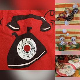 MaxSold Auction: This online auction features vintage Lefton decor, vintage Christmas decor, dishware, vintage toys, DVDs and more!