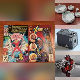 MaxSold Auction: This online auction features sterling silver jewelry, Marvel and DC comics, children’s toys, kitchenware, art glass, framed paintings, Hot Wheels and much more!