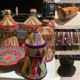 MaxSold Auction: This online auction features signed art prints, Mesob baskets, Avon glass, antique books, camera accessories, art glass, men’s clothing, Legos, vintage tools, power tools, heaters, vinyl records, craft kits and much more!