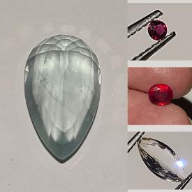 MaxSold Auction: This online auction features loose gemstones such as sapphires, emeralds, rubies, aquamarine, morganite, topaz garnet, opal, tourmalines, citrines, zircon spinel tanzanite amethyst and much more!