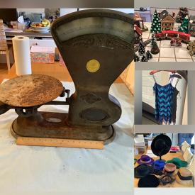 MaxSold Auction: This online auction features antique Toledo scale, vintage hats, vintage champagne fountain, racquetball racquets, Thomas Kincaid ornaments, power tools, vinyl records, CDs, jewelry, evening wear, antique insulators, pet products, scarves and much more!